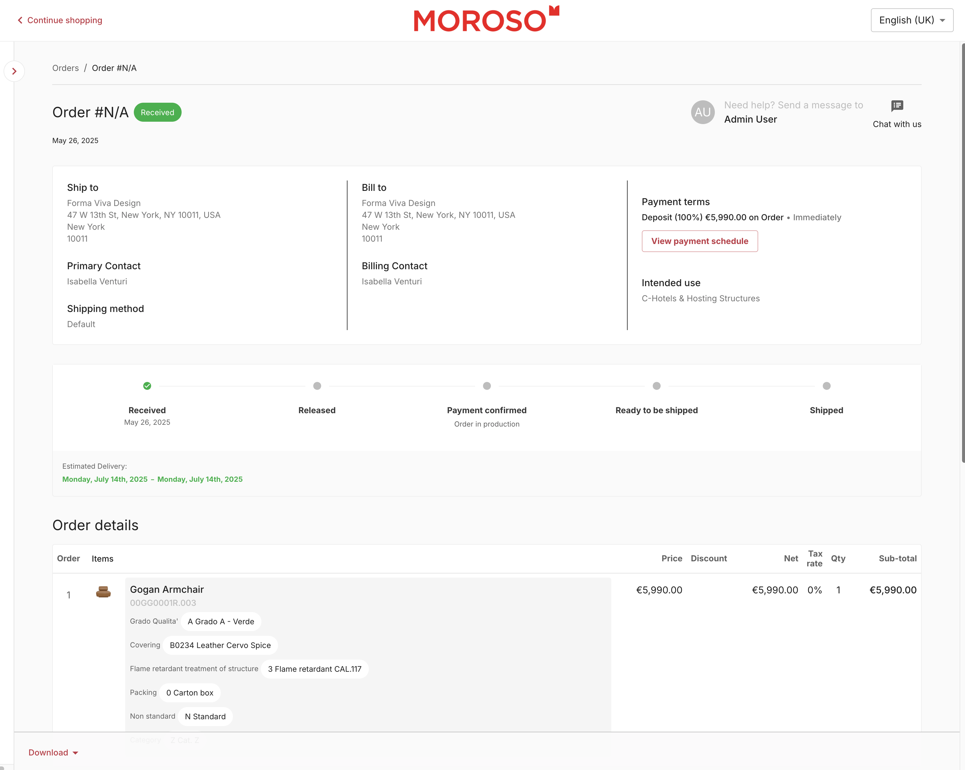 Order Tracking